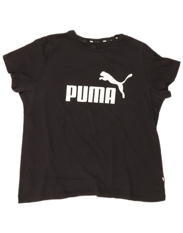 Женская футболка с рисунком Puma Top UK 18 XL, черная