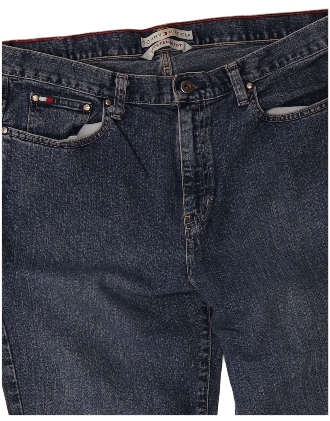 TOMMY HILFIGER Женские джинсы-хипстеры Bootcut W34 L31 синие