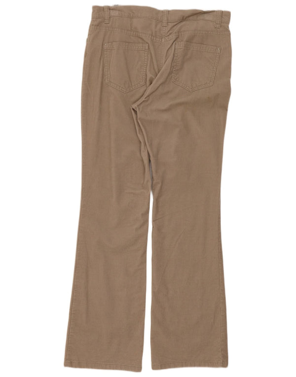 Женские вельветовые брюки Marks & Spencer Bootcut UK 12 Medium W32 L30 Бежевые
