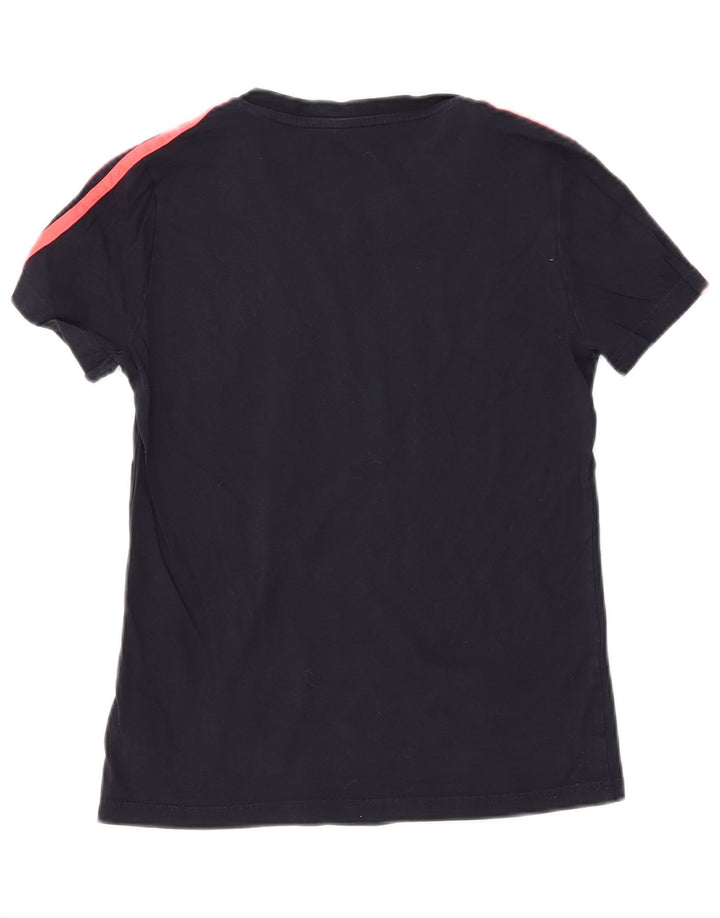 Женская футболка ADIDAS Top UK 12 Medium Navy Blue Хлопок