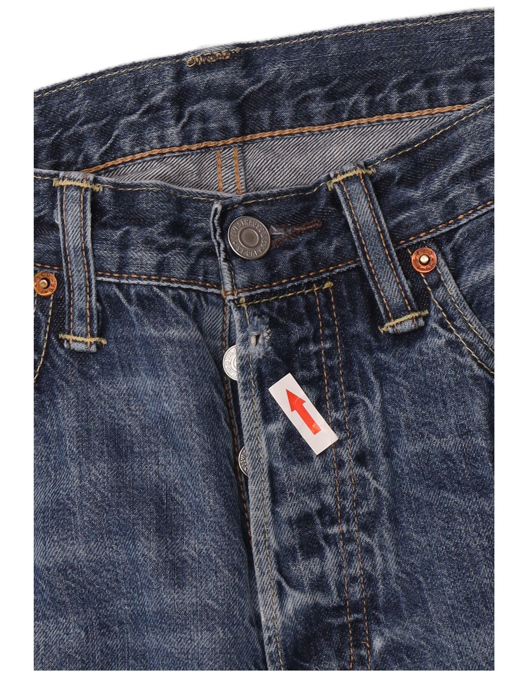 Мужские прямые джинсы Levi's 501 W31 L34 синие