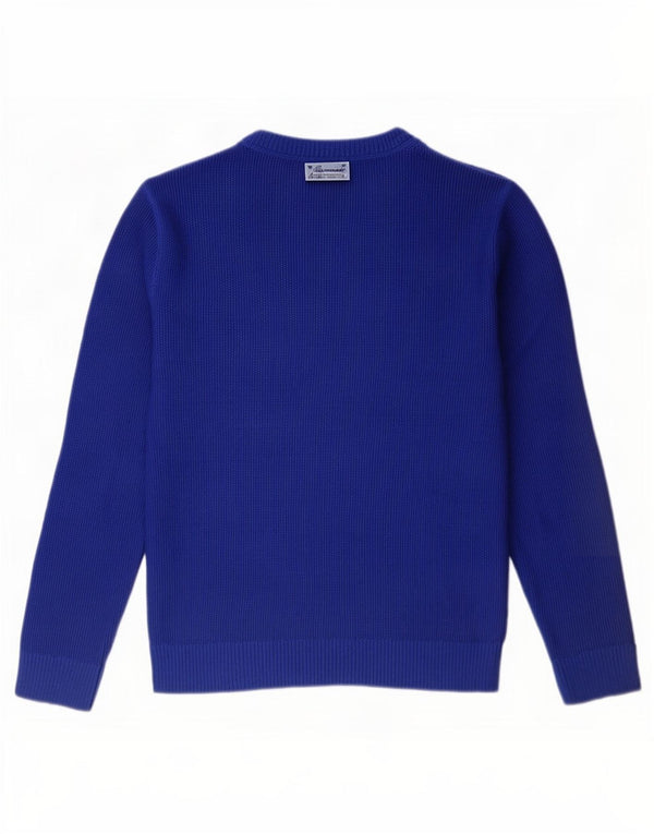 Женский свитер с вырезом «лодочка» Reiss UK 18 XL, синий акрил