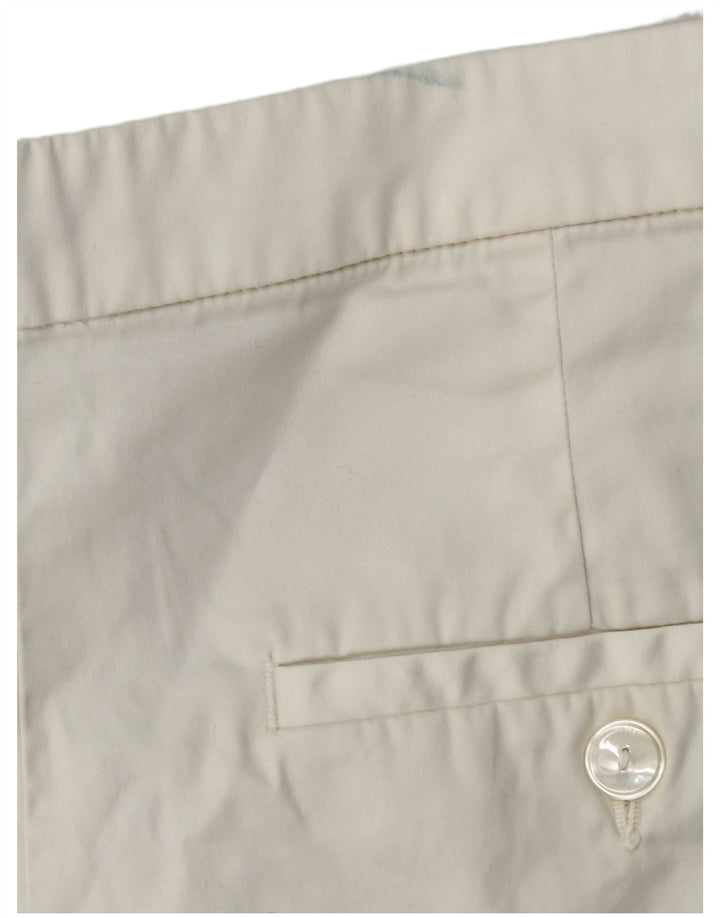 Женские шорты чинос Massimo Dutti EU 38, маленькие W28, белый хлопок
