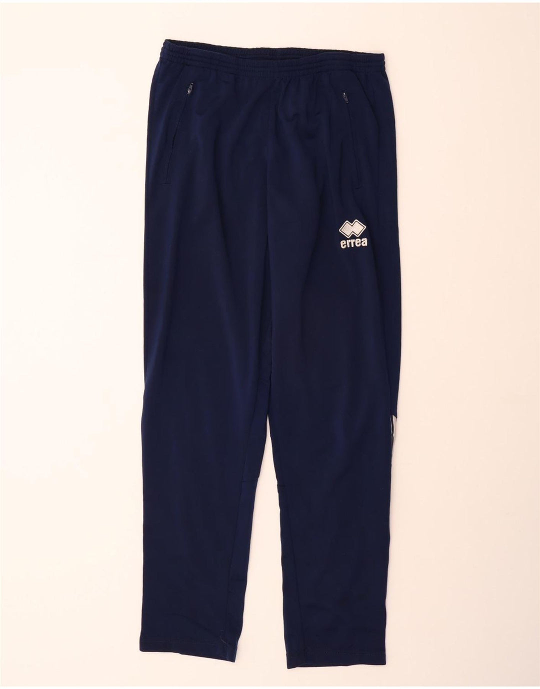ERREA Mens Graphic Tracksuit Trousers Large  Navy Blue Colourblock