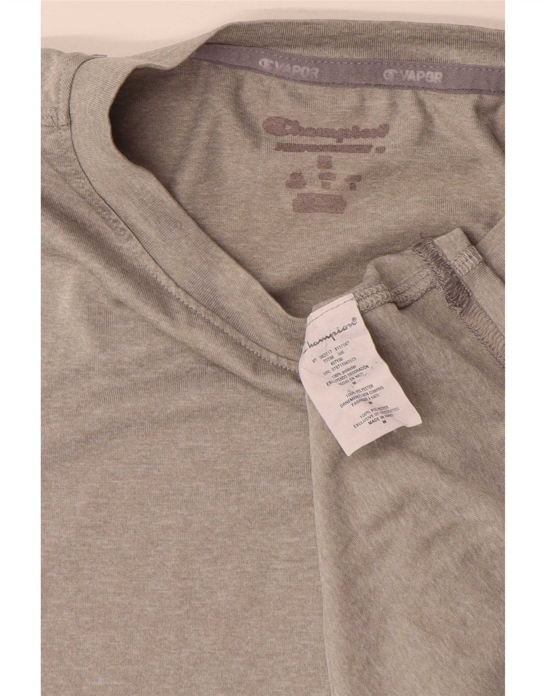 Мужская футболка Champion Top из полиэстера среднего серого цвета