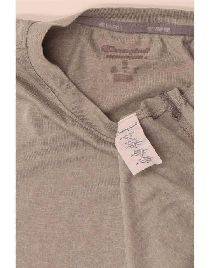 Мужская футболка Champion Top из полиэстера среднего серого цвета