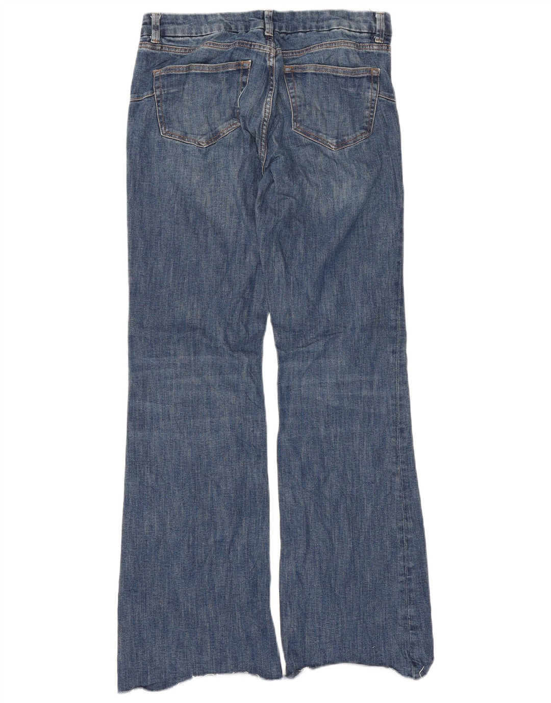Женские расклешенные джинсы Zara EU 38, маленькие W28 L33, синие, хлопок