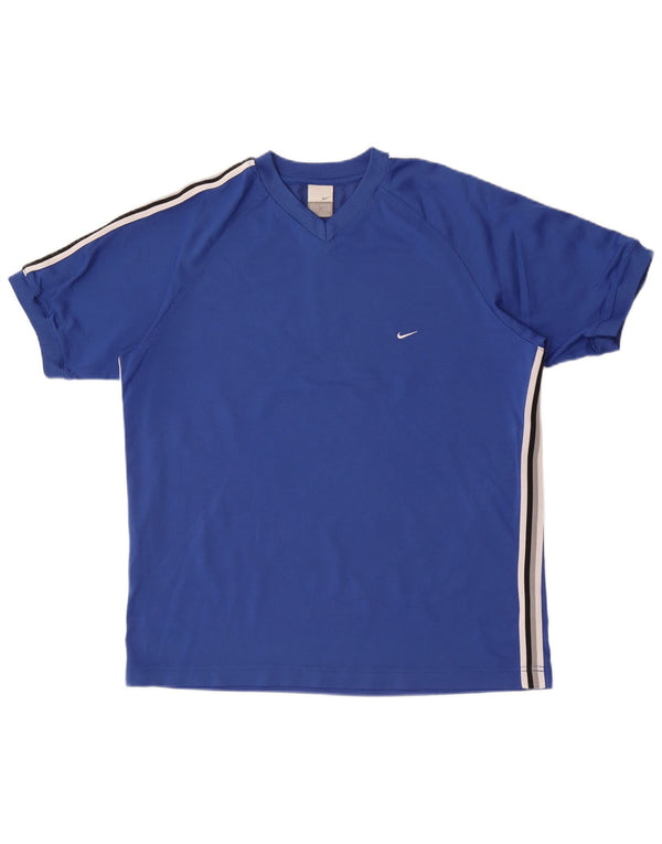 Мужская футболка Nike Top UK 45/47 XL, синяя, хлопок