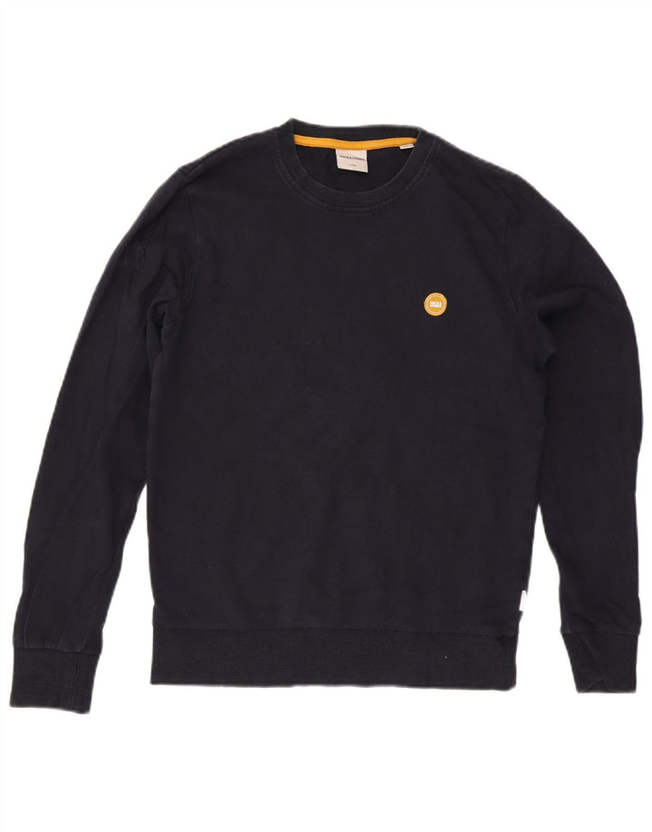 Мужской свитер Jack & Jones XS, темно-синий, хлопок