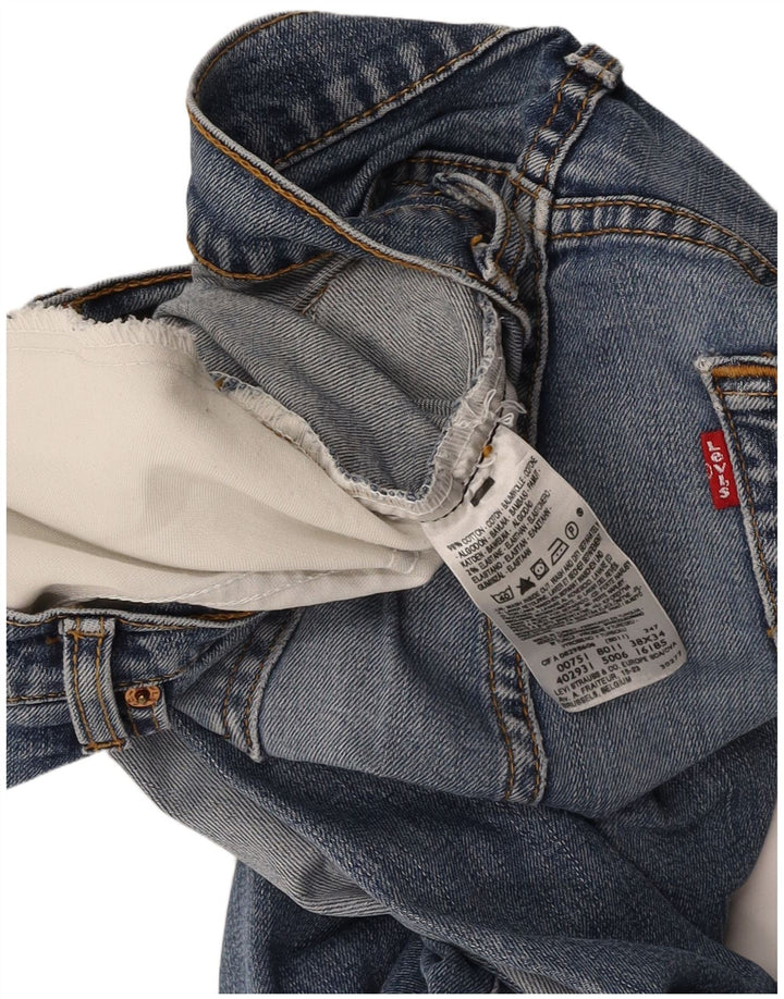 Мужские прямые джинсы LEVI'S W38 L27 синие, хлопок