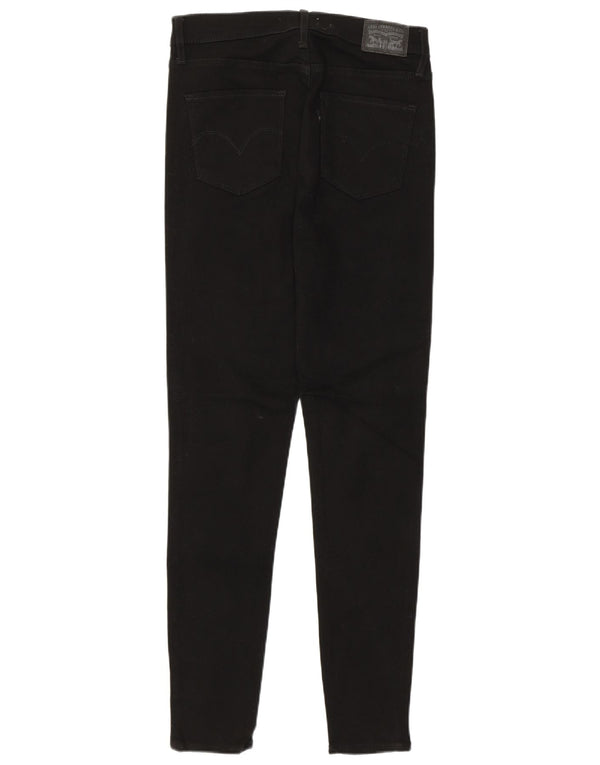 Женские джинсы скинни LEVI'S 720 с высокой посадкой W28 L30, черный хлопок