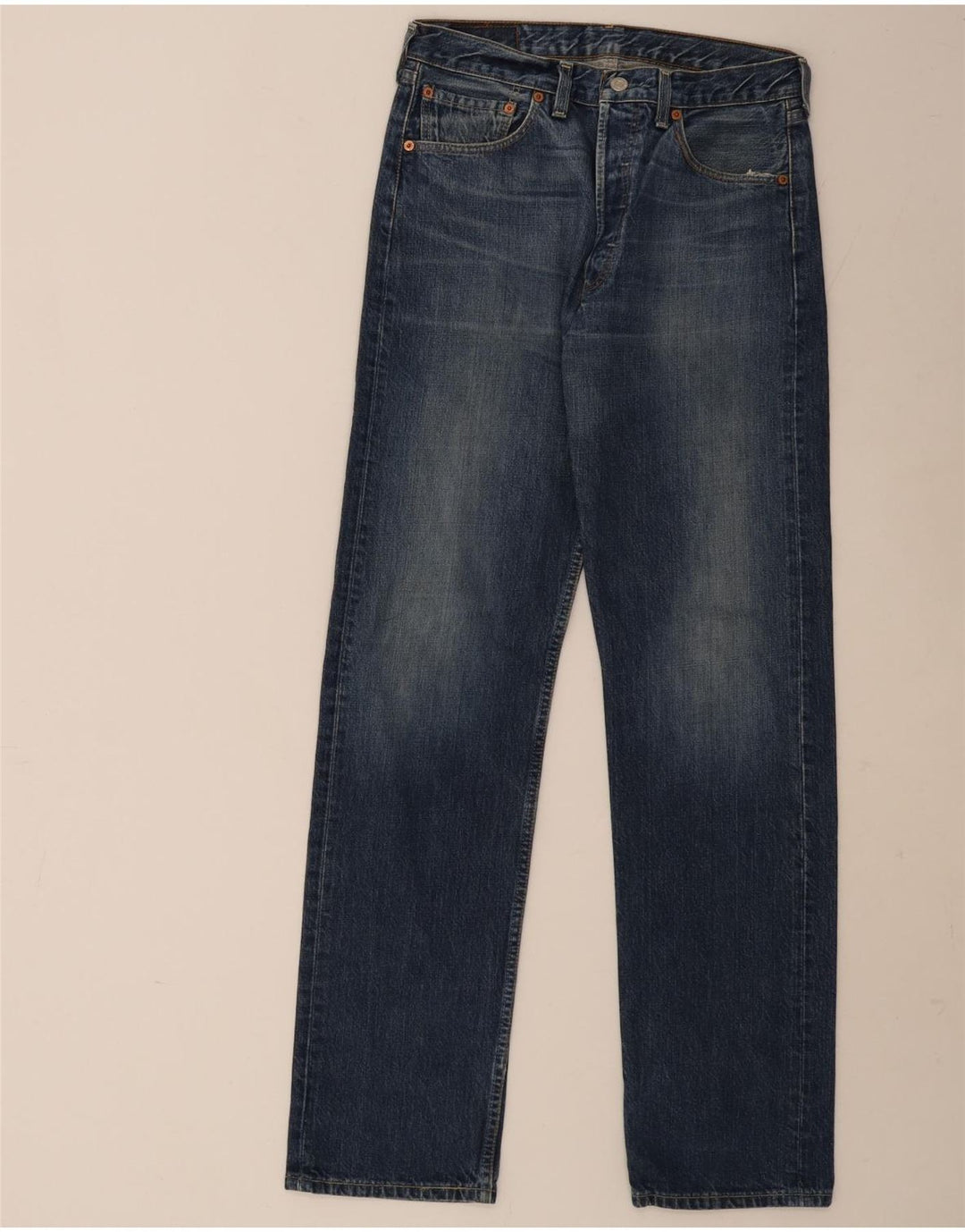 Мужские прямые джинсы Levi's 501 W32 L34 синие