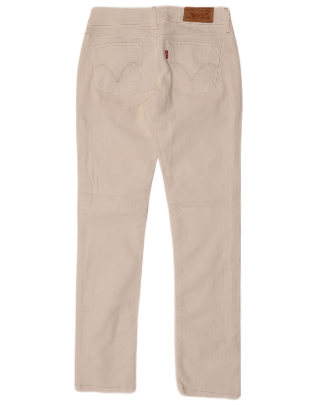 Женские узкие джинсы Levi's 571 W28 L30, белый хлопок