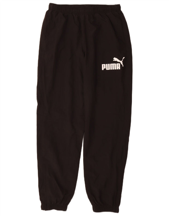 Мужские спортивные брюки с графическим рисунком Puma, джоггеры, средний черный, полиэстер