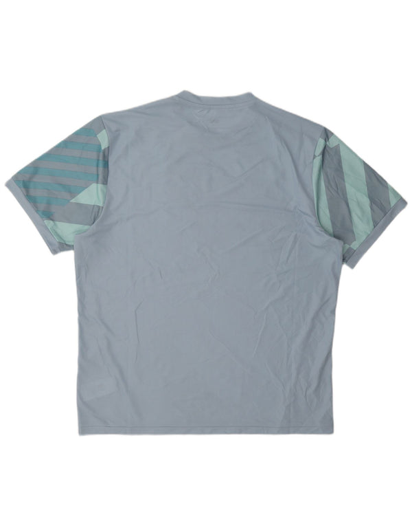Мужская футболка Puma Top XL из синего полиэстера с геометрическим рисунком