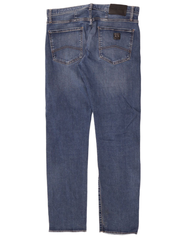 Мужские зауженные джинсы Armani Exchange W34 L32 синие