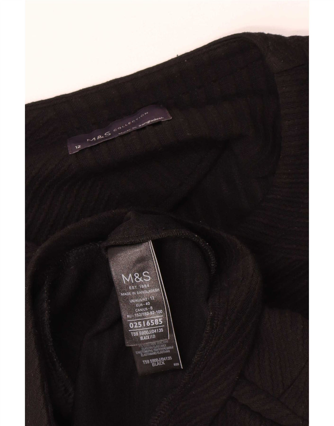 Женский пиджак Marks & Spencer с молнией во всю длину, Великобритания 12, средний черный, полиэстер