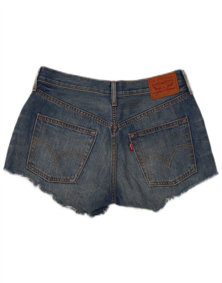 Женские джинсовые шорты Levi's 501 W26, маленькие синие, хлопок