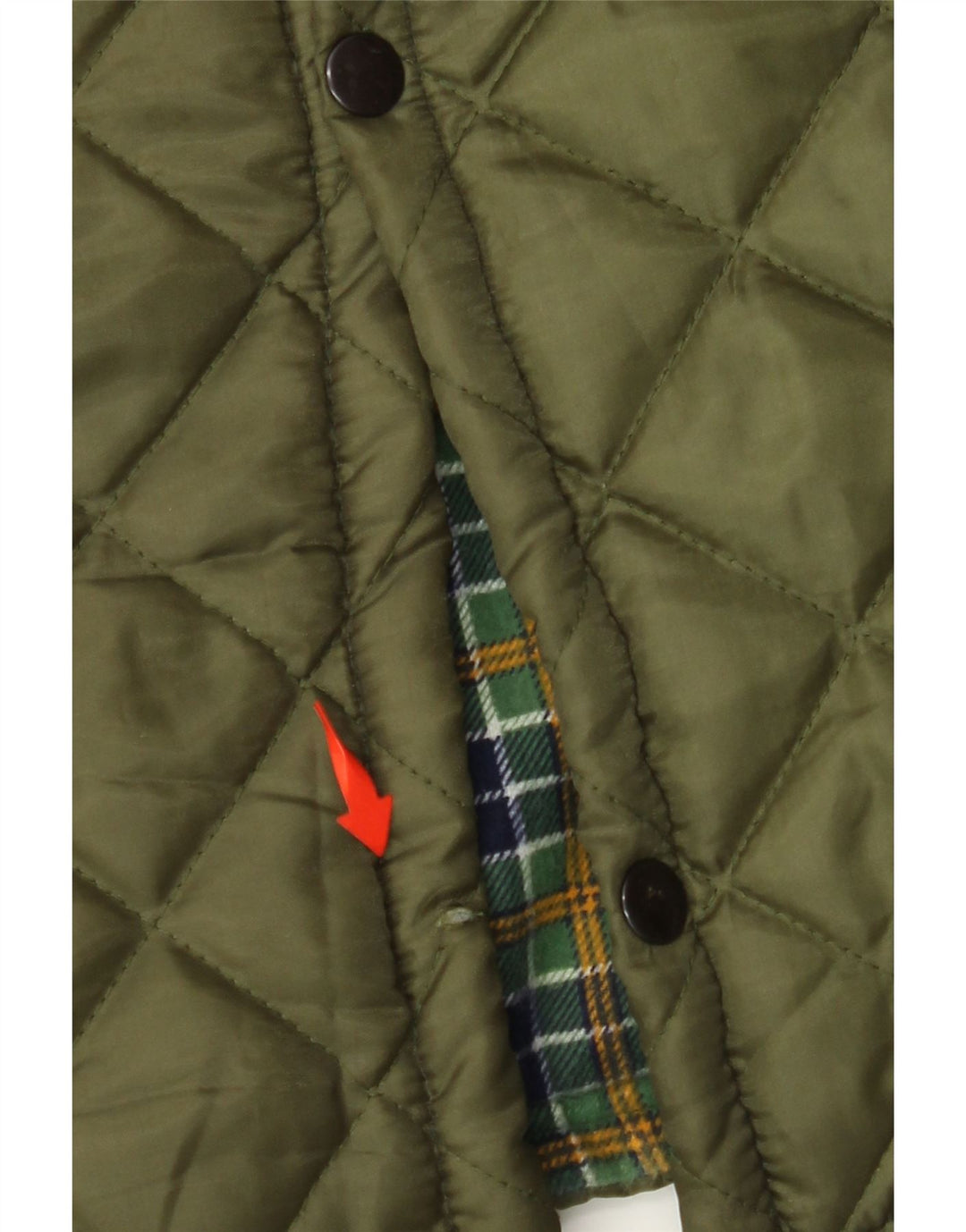 ВИНТАЖНАЯ Мужская стеганая куртка UK 42 XL Хаки Полиэстер