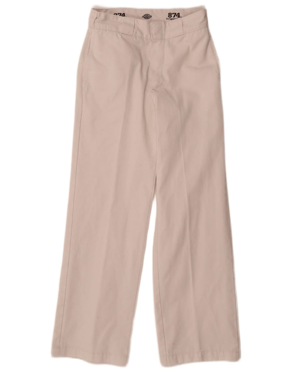Женские прямые брюки чинос Dickies 874 Original Fit W28 L30 белые
