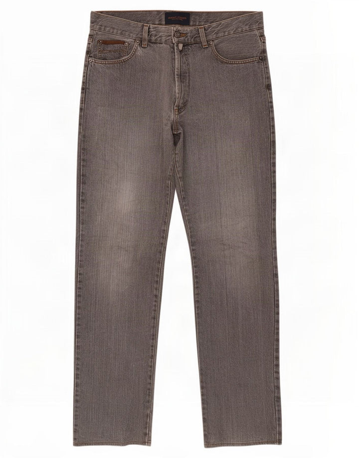 Мужские прямые джинсы Gant W32 L36, серый хлопок