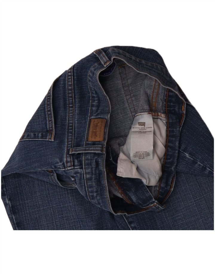 Женские джинсы LEVI'S 515 Bootcut США 10, большие размеры W30 L32, синий хлопок