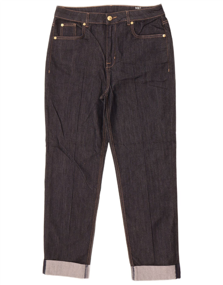 Женские зауженные джинсы Harper Marks & Spencer UK 14, большие W32 L28, темно-синие