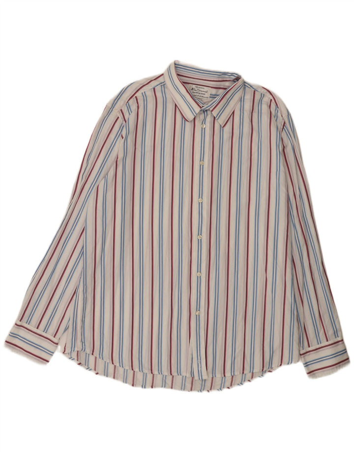 Мужская рубашка Ben Sherman 2XL из хлопка в белую полоску