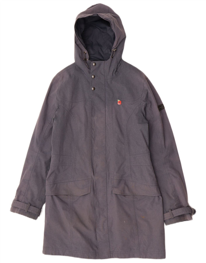 Berghaus Женский плащ с капюшоном UK 12 Средний Синий Полиамид