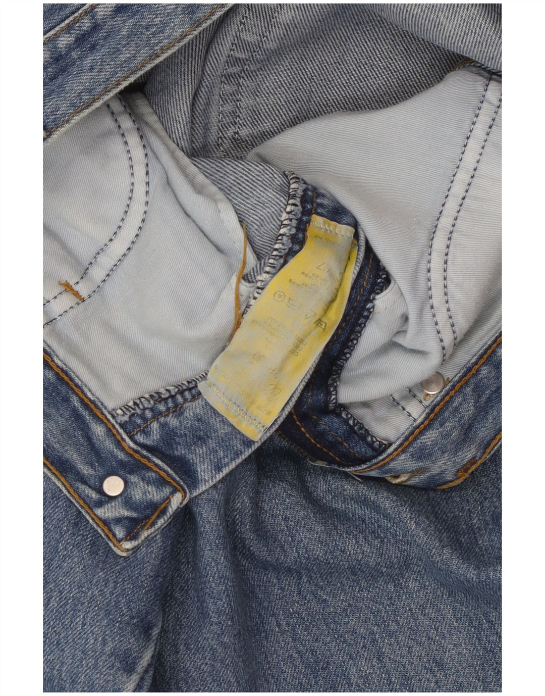 Джинсы мужские прямые WRANGLER W28 L30 синие, хлопок