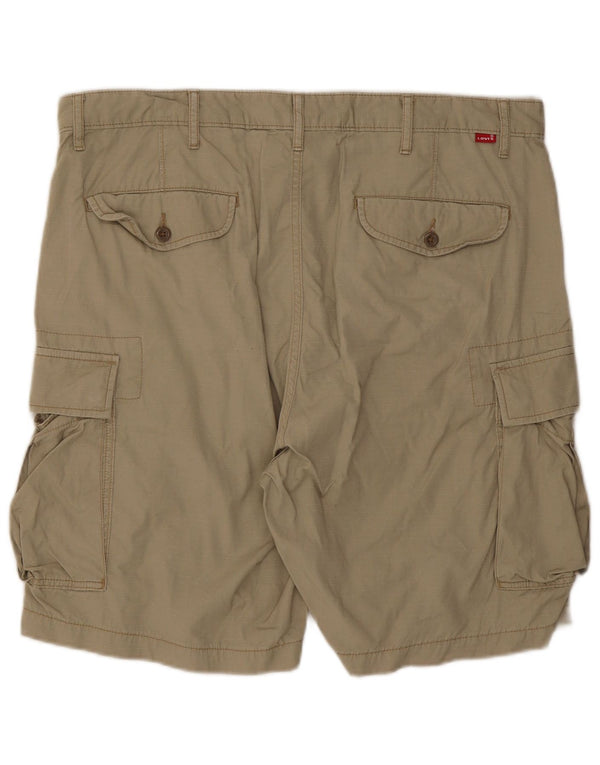 Levi's Mens Cargo Shorts W38 XL Beige Cotton
