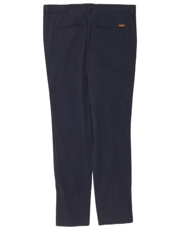 Мужские брюки-чиносы Jack & Jones Slim Fit W34 L32 темно-синие