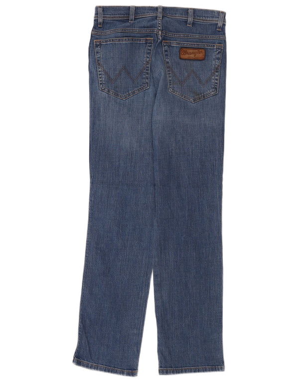 Мужские прямые джинсы Wrangler Texas Stretch W30 L32, синий хлопок