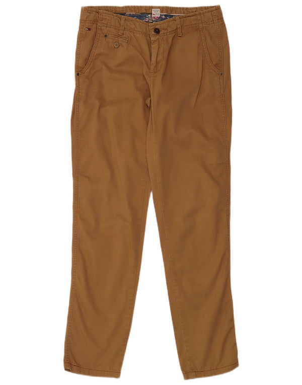 Мужские брюки-чиносы Tommy Hilfiger W28 L34 бежевого цвета, хлопок