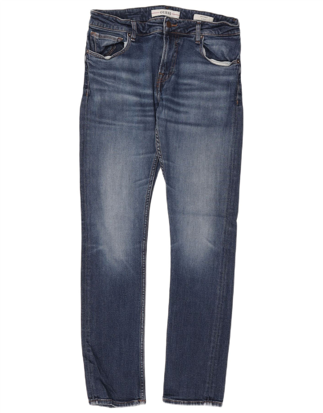 Женские джинсы скинни GUESS Miami W34 L31, синий хлопок