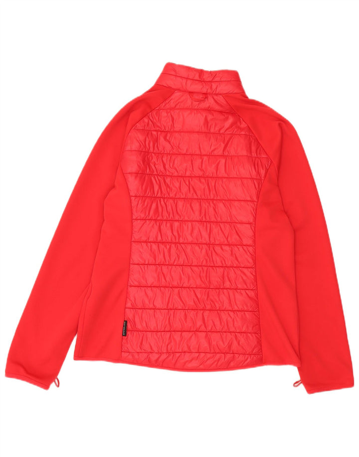 Женская спортивная куртка Jack Wolfskin UK 16, большой красный полиамид