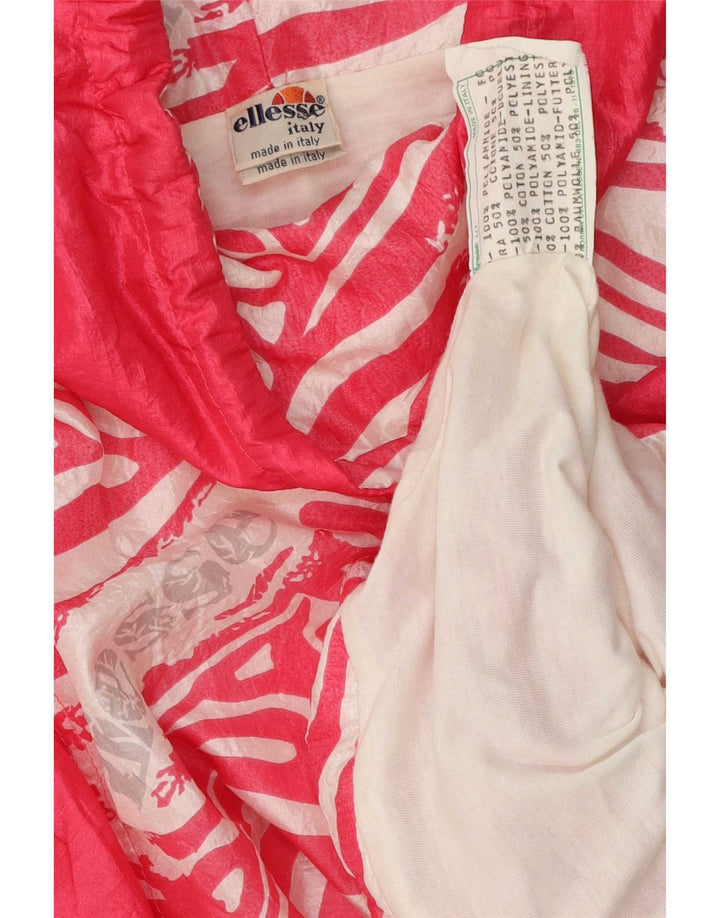 Женский пуловер Ellesse, спортивный костюм, верхняя куртка UK 22 3XL, розовый с животным принтом
