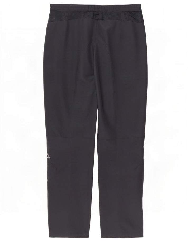 Женские брюки-ветровки Adidas Clima Proof UK 12, средний серый полиэстер