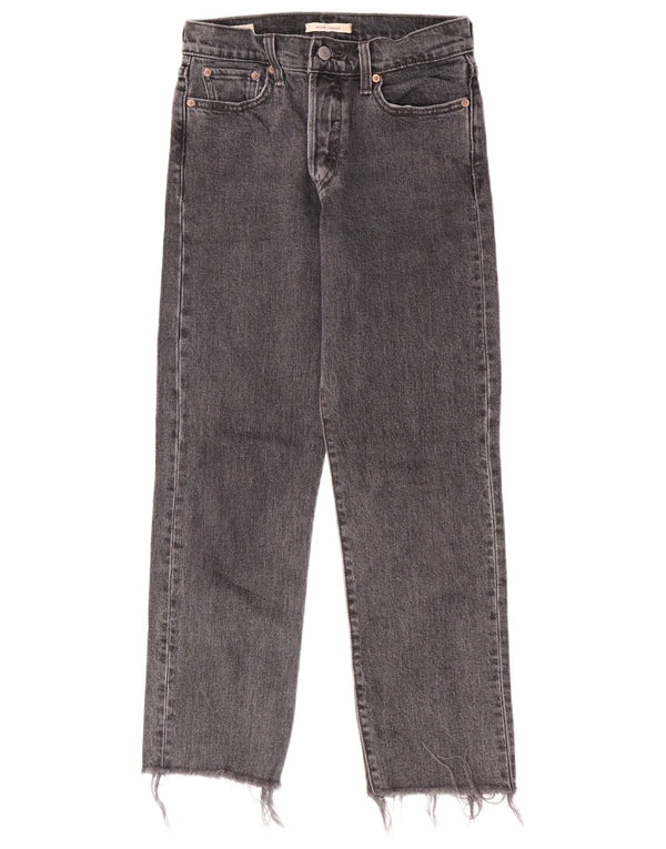 Женские прямые джинсы Levi's на танкетке W26 L26, серый хлопок