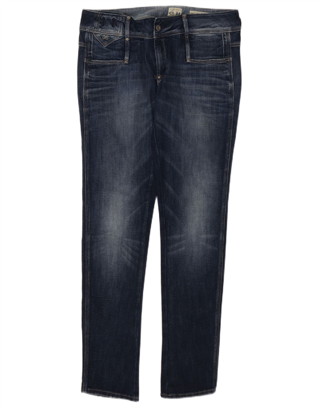 Женские джинсы G-Star 3301 Slim W32 L32 Темно-синие, хлопок