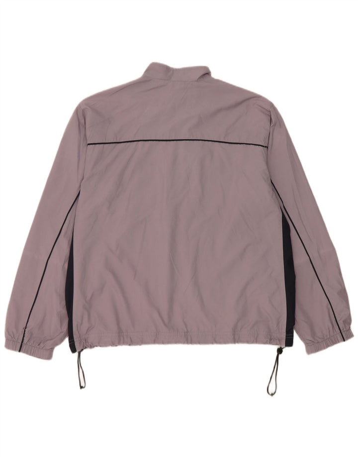 Женский спортивный костюм Adidas Top Jacket UK 14, большой фиолетовый полиэстер с цветными блоками