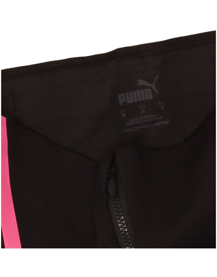 PUMA Womens Leggings UK 12 Medium  Black