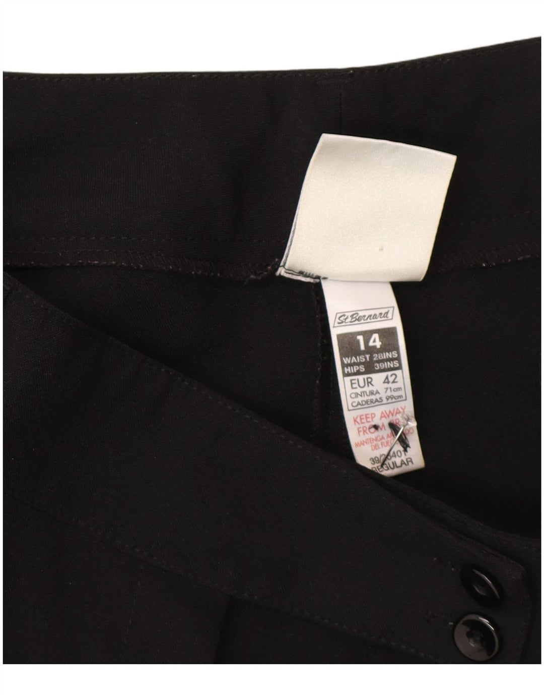 Женские костюмные брюки St. St. Bernard EU 40 Medium W30 L30, черные