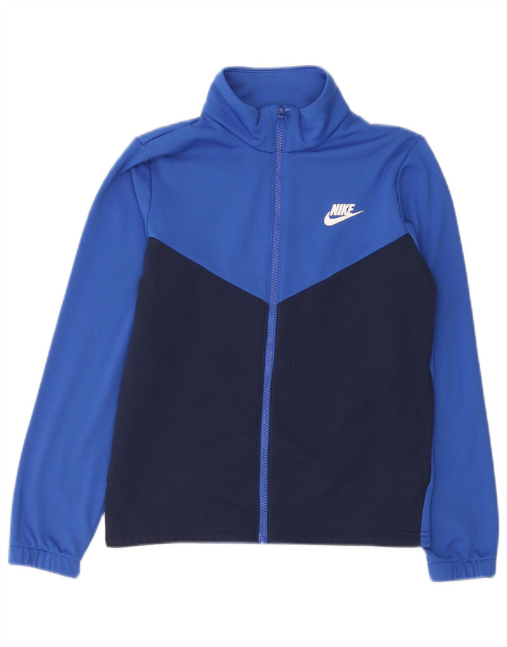 Спортивный костюм Nike для мальчиков (12–13 лет), большой темно-синий с цветными блоками