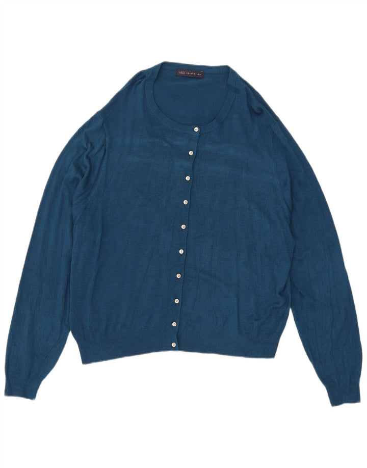 Женский кардиган Marks & Spencer UK 18 XL Синий