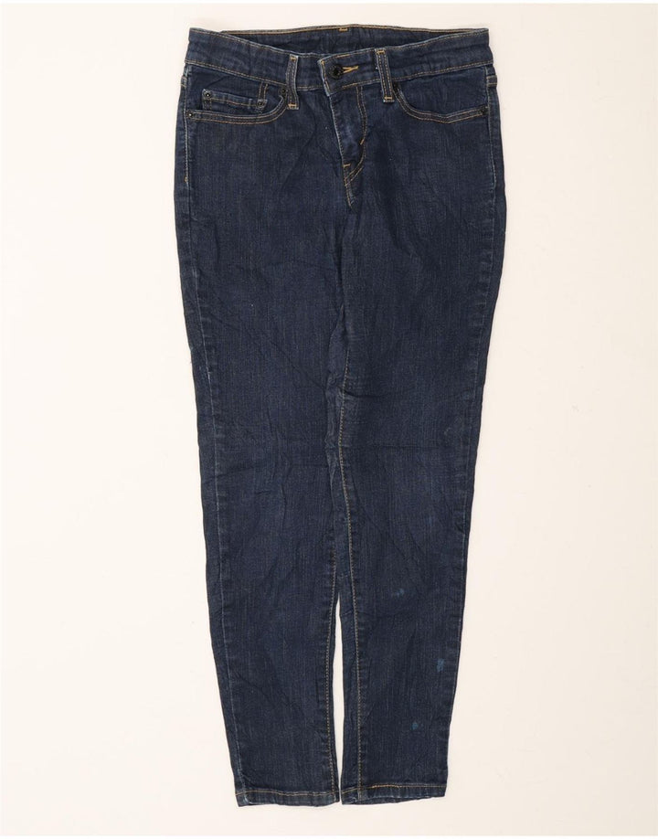 LEVI'S Womens Skinny Jeans W28 L27 Navy Blue Vintage Levi's and Second-Hand Levi's from Messina Hembry 
