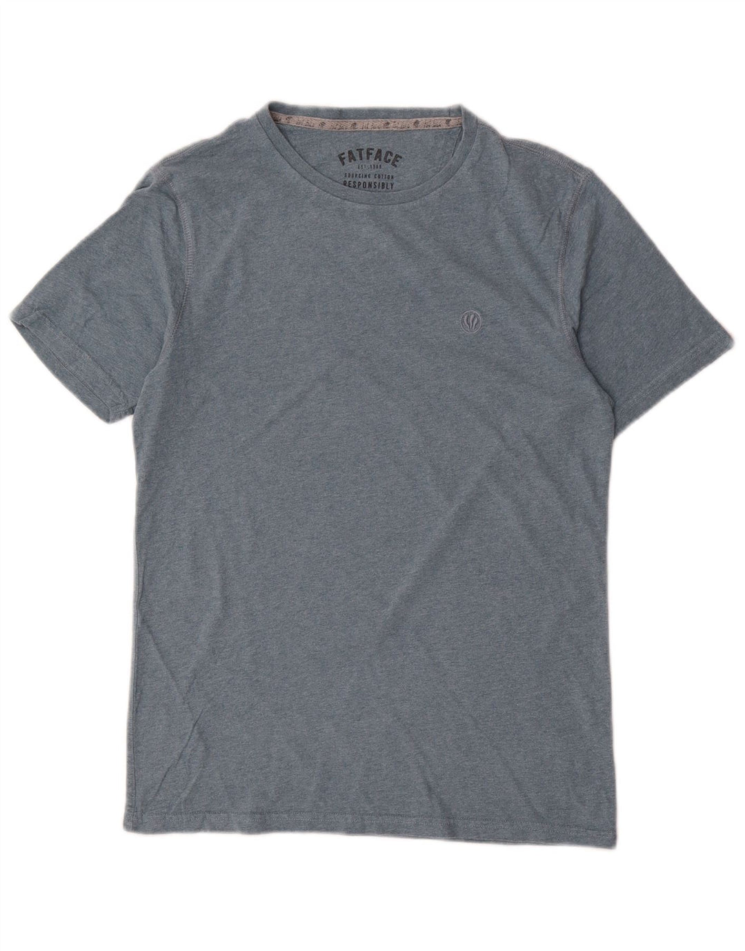 FAT FACE Mens T-Shirt Top Small Blue
