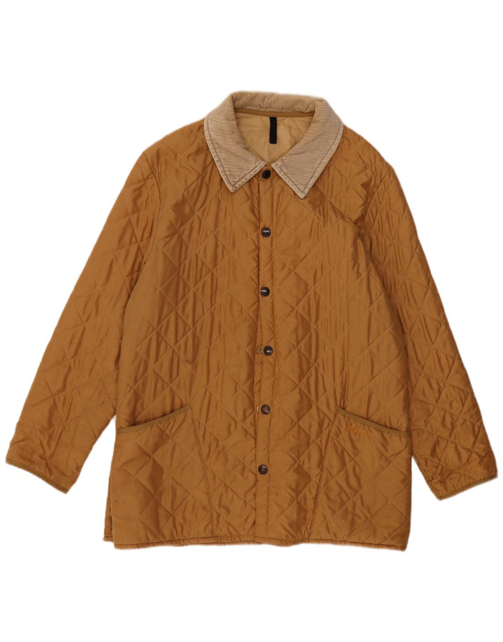 BARBOUR Мужская стеганая куртка UK 40 большая бежевая