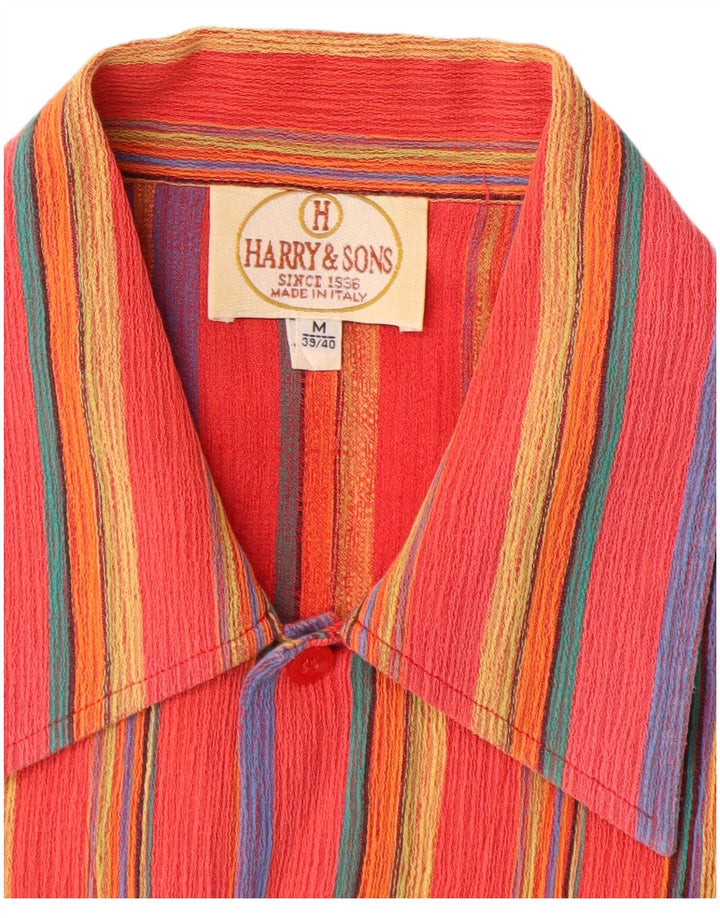 Женская рубашка Harry & Sons, размер 39/40, средняя, в разноцветную полоску
