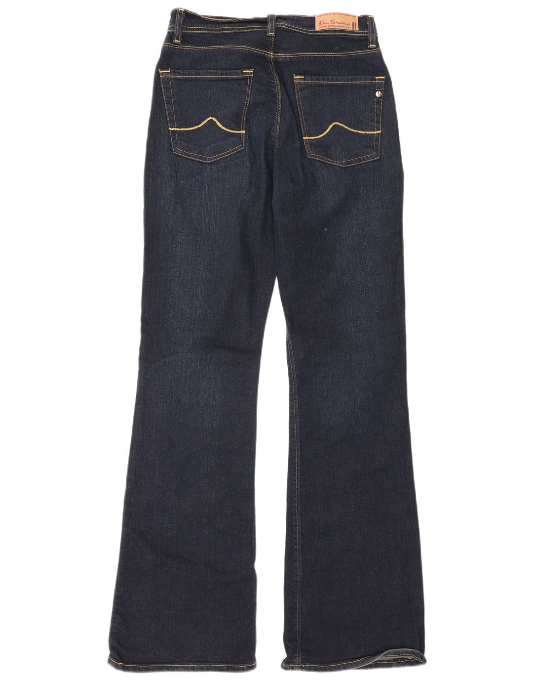 Женские джинсы Bootcut Ben Sherman W28 L32 Темно-синие, хлопок